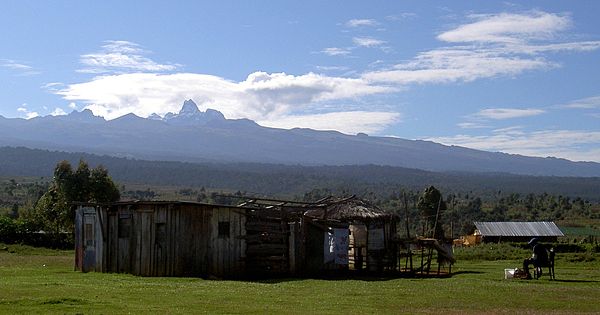 Several ethnic groups that live around Mount Kenya believe the mountain to be sacred. They used to build their houses facing the mountain, with the do