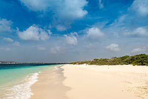 Playa de la Isla de Pequeña Bonaire (Klein Bonaire)