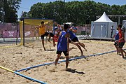 Deutsch: Beachhandball bei den Olympischen Jugendspielen 2018; Tag 4, 10. Oktober 2018; Jungs, Vorrunde, Gruppe A - Chinese Taipei (Taiwan)-Thailand 0:2 English: Beach handball at the 2018 Summer Youth Olympics at 10 October 2018 – Boys Preliminary Round Group A‎ – Chinese Taipei-Thailand 0:2