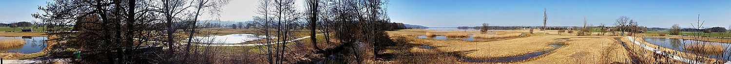 360 ° panorama from the Greifensee observation tower