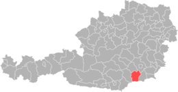 Distret de Deutschlandsberg - Localizazion