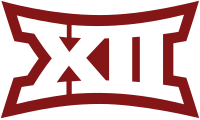 Big 12 Conference logo in Oklahoma's colors Big 12 logo in Oklahoma colors.svg