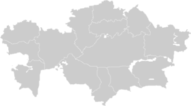 Carte du Kazakhstan