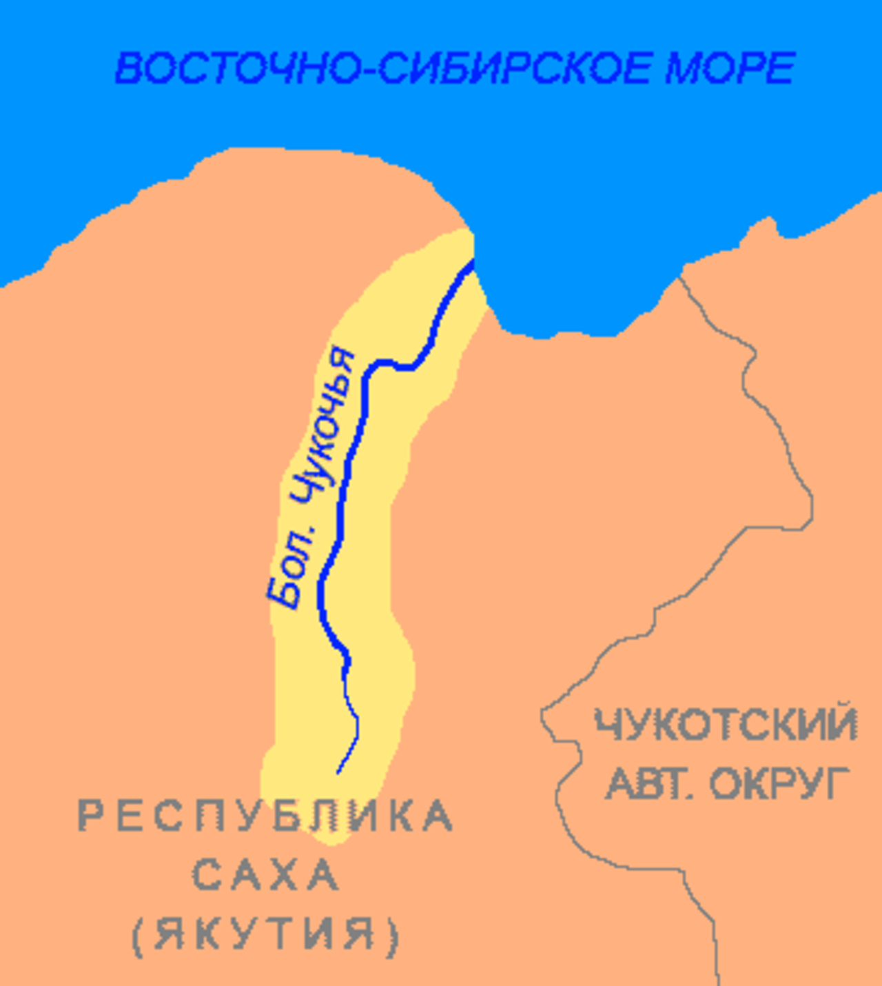 Река большая Чукочья
