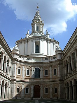 Francesco Borromini: Fiatalkora és első munkái, San Carlo alle Quattro Fontane, Sant’Ivo alla Sapienza