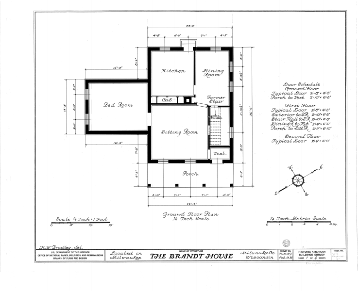 File:Brandt House, 1205 North Eighth Street, Milwaukee, Milwaukee County, WI HABS WIS,40-MILWA,4- (sheet 1 of 4).png