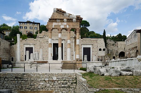 The Capitolium in the Roman forum