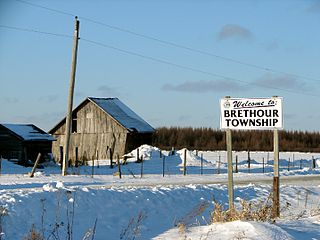 <span class="mw-page-title-main">Brethour</span> Township in Ontario, Canada