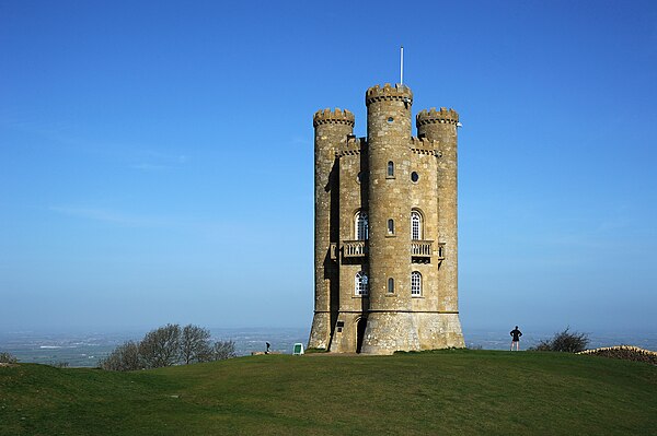 Broadway Tower, Worcestershire, designed by Wyatt in the 1790s