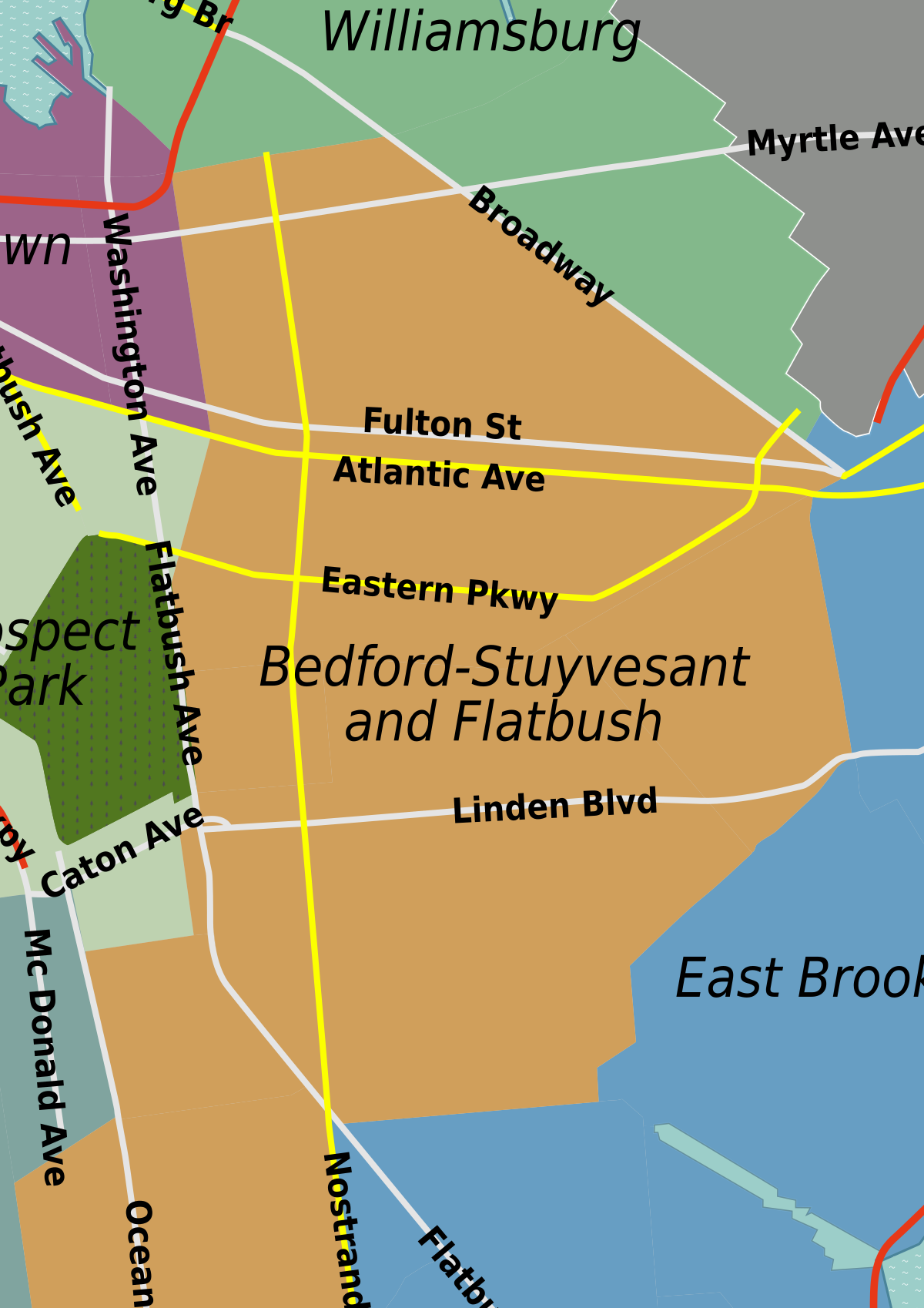 File:Brooklyn neighborhoods map.svg - Wikimedia Commons