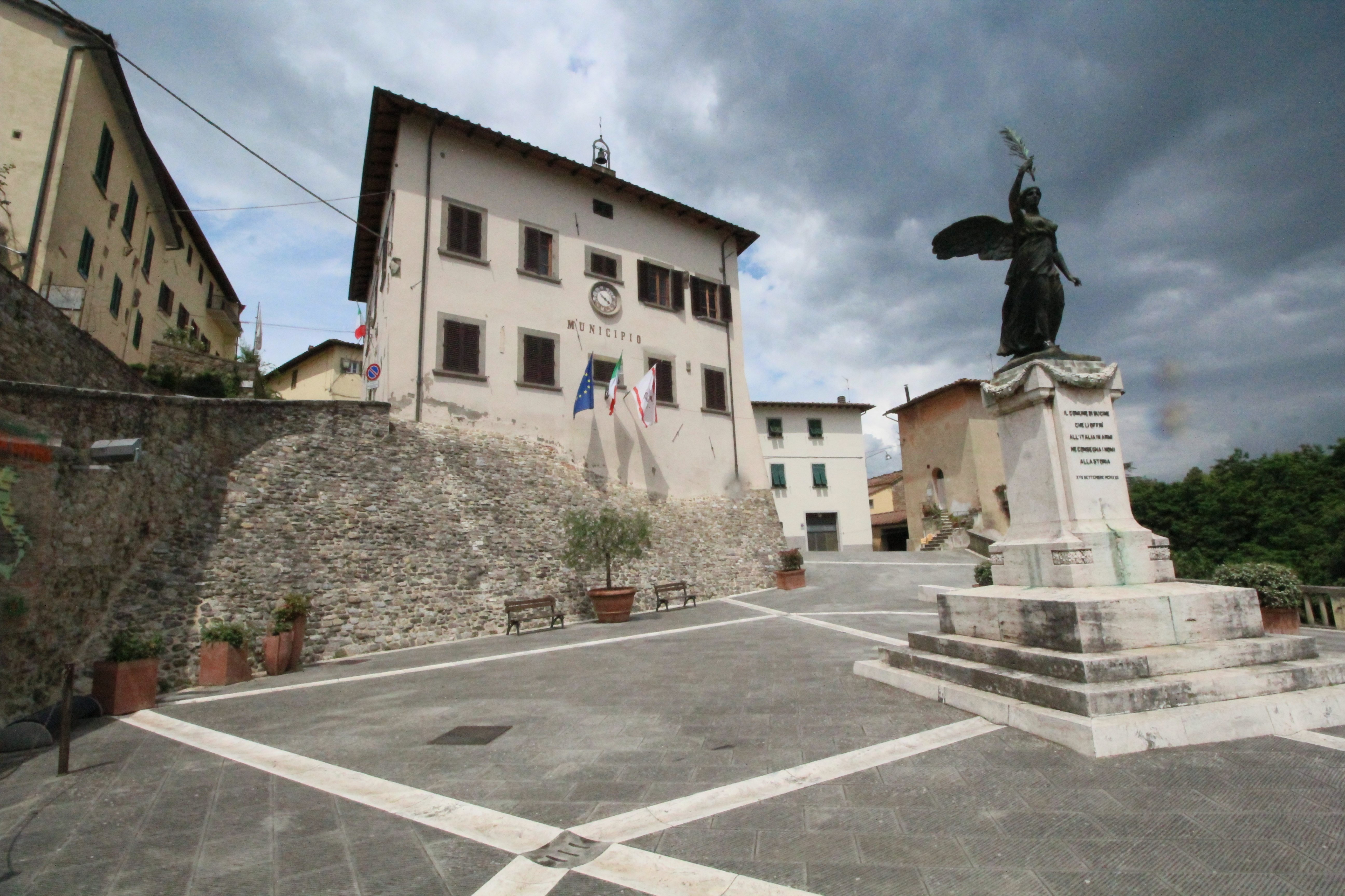 Bucine Map Locality Arezzo Tuscany Italy