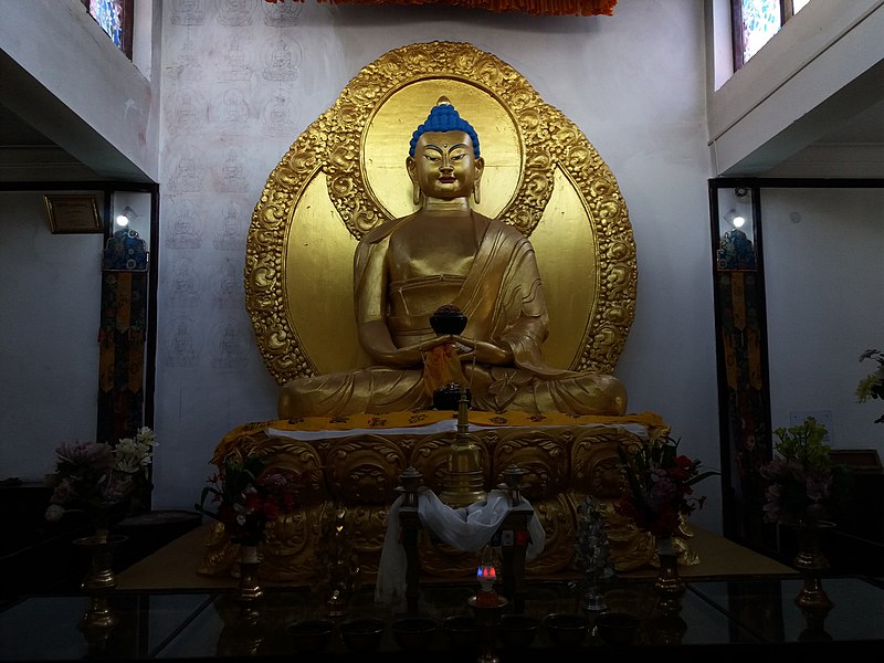 File:Buddha statue in the temple of Shanti Stupa, Leh, Ladakh.jpg