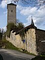 Unteraufseß Castle, walled inner castle area