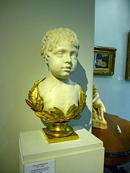 Busto di Napoleone Carlo, di Pierre Cartellier, il bambino qua ha circa 4 anni (circa 1806)