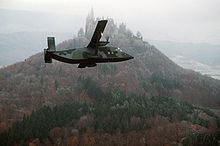 C-23A Sherpa nahe der Burg Hohenzollern