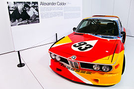 BMW 3.0 CSL Art Car d'Alexander Calder (1975)