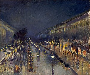 Boulevard Montmartre di notte - Wikipedia