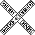 File:Canadian Railway Crossing Sign (French) (old).svg