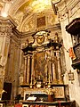 Altare della chiesa dei Battuti Bianchi, Carignano, Piemonte, Italia