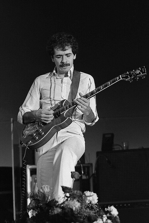 Santana during his European tour in the Netherlands in 1978