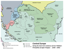Principato dell'Alta Ungheria - Localizzazione