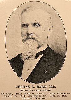 <span class="mw-page-title-main">Cephas L. Bard</span> American doctor and pioneer (1843–1902)