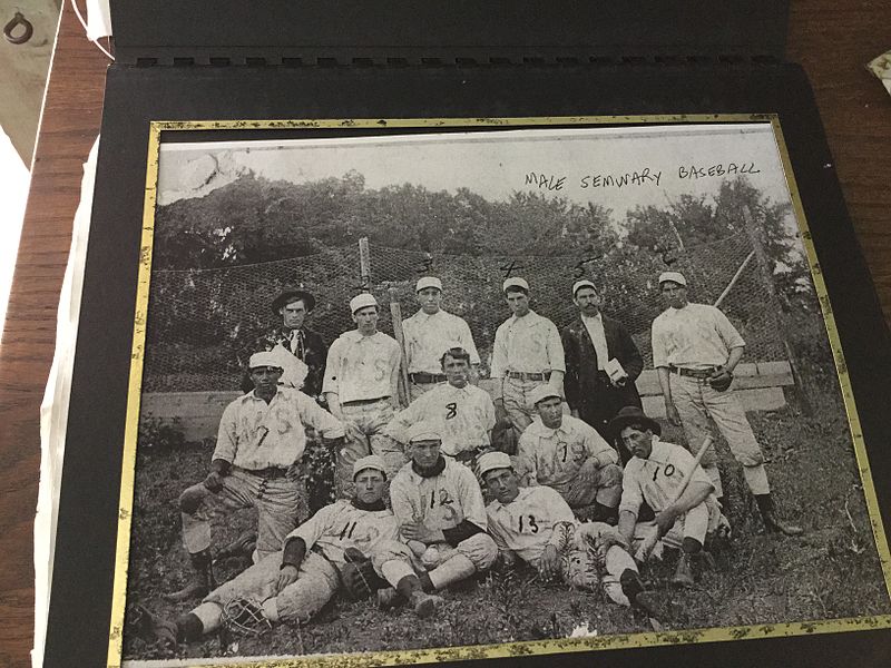 File:Cherokee Male Seminary Baseball - Cherokee Heritage Center (2015-05-27 14.01.05 by Wesley Fryer).jpg