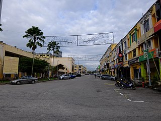 Chukai Town in Terengganu, Malaysia