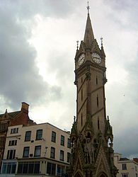 Leicester Clock Tower (horloĝa turo)