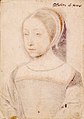 르네 드 프랑스, 페라라 공작 부인 (1520년 경, 샹티이의 콩데 미술관)