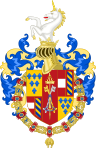 Coat of Arms of Alessandro Farnese, Duke of Parma (1585-1592).svg