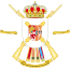 Mantelo de Brakoj de la tria hispano Legion Tercio Don Juan de Austria.svg