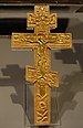 Crucifix, Russian, 1700s to 1800s, brass, enamel - Jordan Schnitzer Museum of Art, University of Oregon - Eugene, Oregon - DSC09292.jpg
