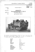 Vorschaubild für Liste von Transportkraftwagen gemäß den Kennblättern fremden Geräts D 50/12