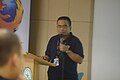 Bob Reyes gives his presentation about Mozilla Tagalog localization project