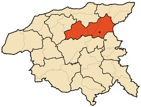 Localización de Daïra de Zeboudja