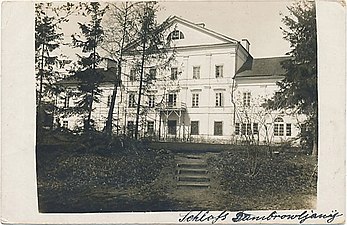 Сядзібны дом. 1916