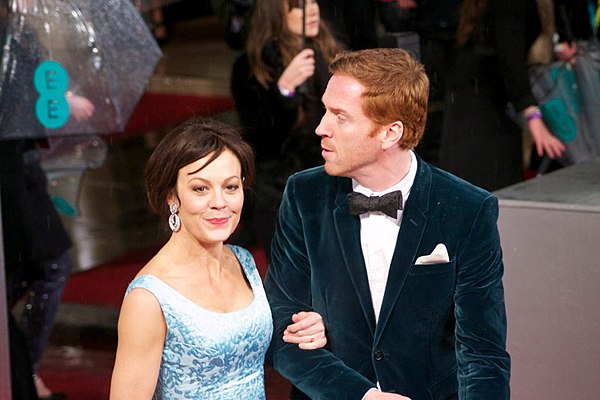 Helen McCrory and Lewis at the 2013 British Academy Film Awards