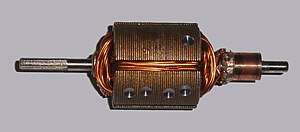 A DC armature of a miniature motor (or generator) Dc armature.jpg