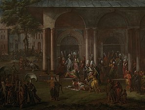 Jean Baptiste Vanmour: The Murder of Patrona Halil and his Followers, ca. 1700–1737.
