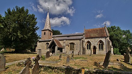 All Saints' parish church, parts of which go back to the 12th century