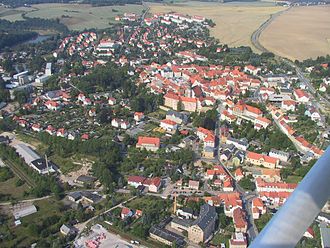 Luftbild von Dippoldiswalde vom 6. August 2003