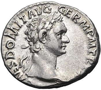 English: Domitian Denarius