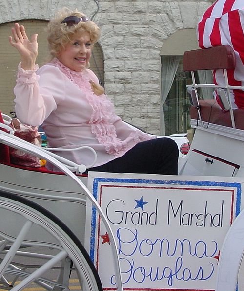 Douglas in 2007 as grand marshal at a parade in Lawrenceburg, Tennessee