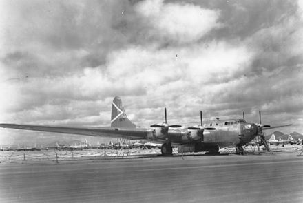 XB-19A at Davis-Monthan Air Force Base before scrapping.