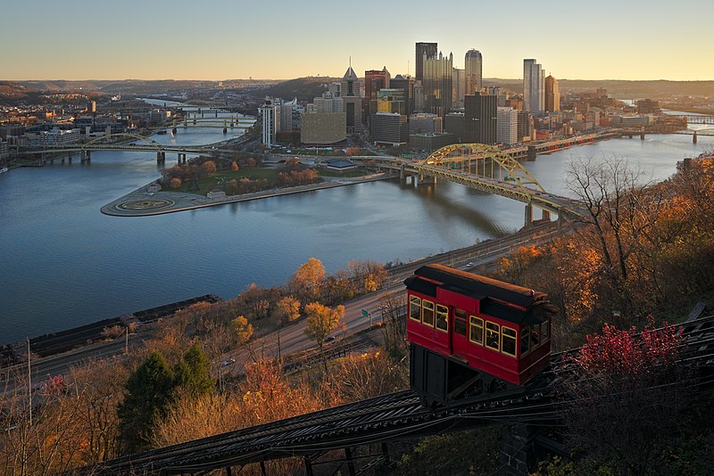 File:Downtown Pittsburgh from Duquesne Incline in the morning.jpg
