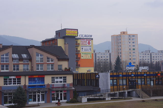 Vista do centro da cidade.
