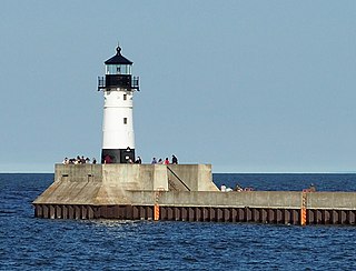 Duluth North Pier Light lighthouse in Minnesota, United States