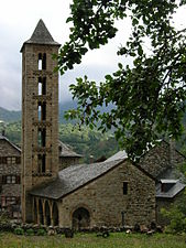 Erill la Vall Église Santa Eulàlia 42° 31′ 29″ N, 0° 49′ 32″ E