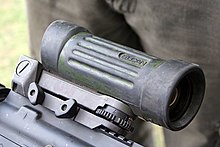 An ELCAN C79 3.4x28 sight. ELCAN C79-2.jpg